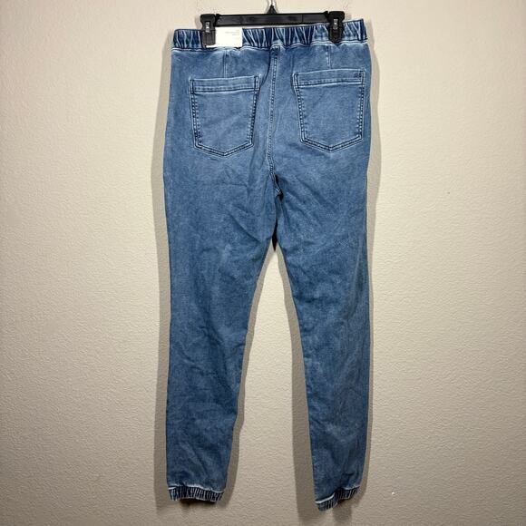 American Eagle 12 Long Cozy Next Level Stretch Jogger Jegging Blue Super Soft - Picture 3 of 12